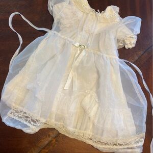 Elegant White Lace Kids Formal Dress
